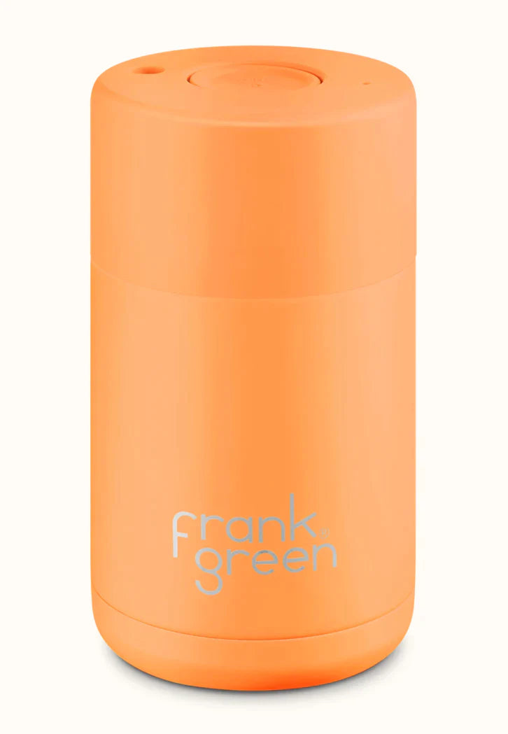 Frank Green ceramic reusable cup 12 oz Button Lid