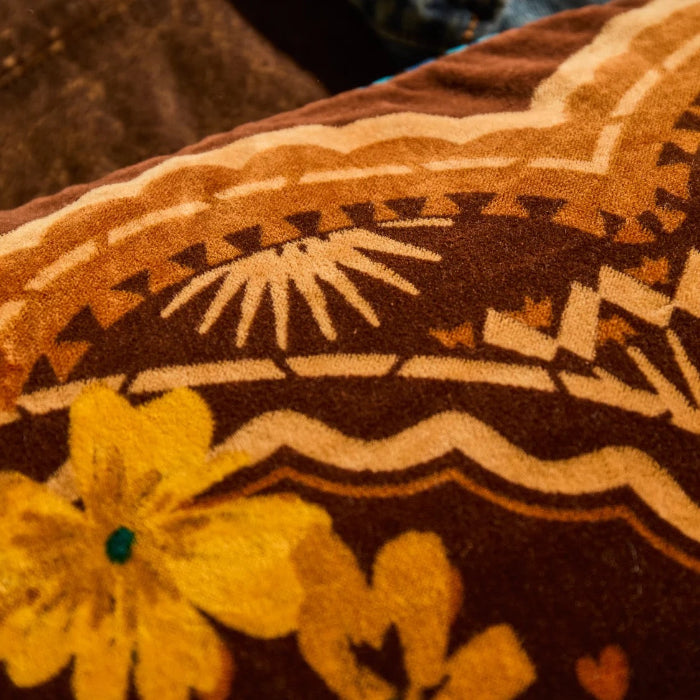 Sage and Clare - Marnie Velvet Cushion - Umber