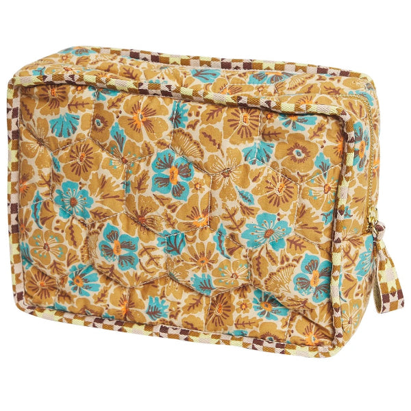 Sage and Clare Magnolia Vanity Bag - Turquoise