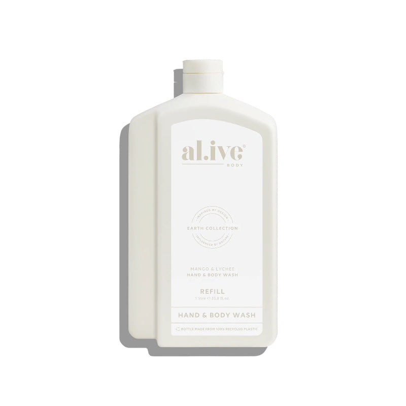 Alive Body 1L Hand & Body Wash Refill - Mango & Lychee