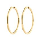 Haze Hoop Earrings - Gold Plated