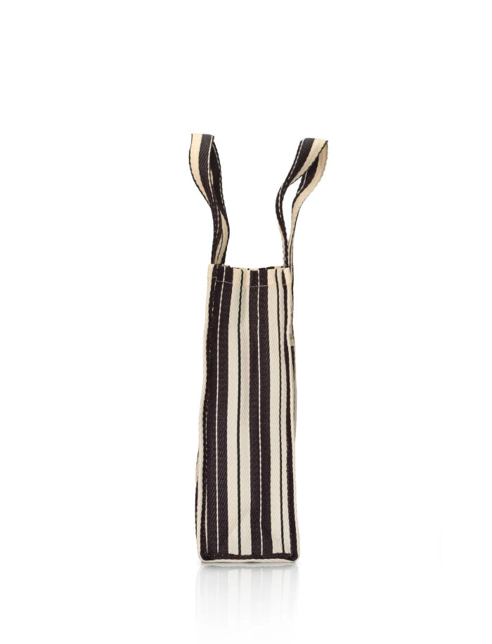 Eau Bags - Striped Recycled Nylon Bag - Wine Carrier