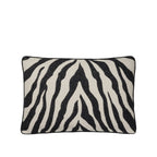 BROSTE Zebra Cushion - Black/Light Beige
