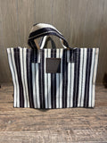 Eau Bags - Striped Recycled Nylon Bag - Porter Bag