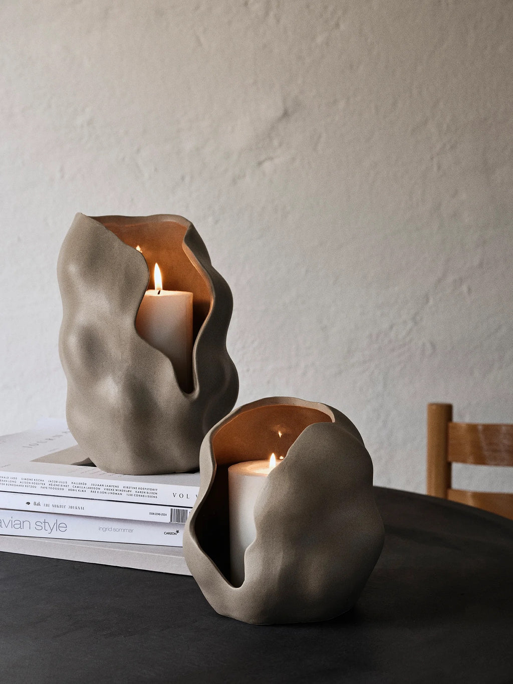 Broste Hurricane Hekia Candleholder - 2 Sizes