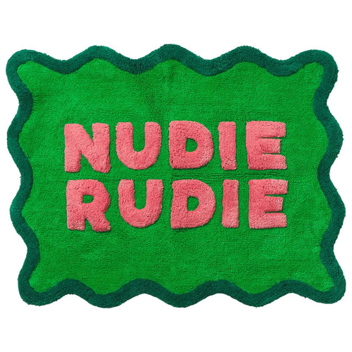 Sage and Clare - Amalie Nudie Bath Mat - Spring Green