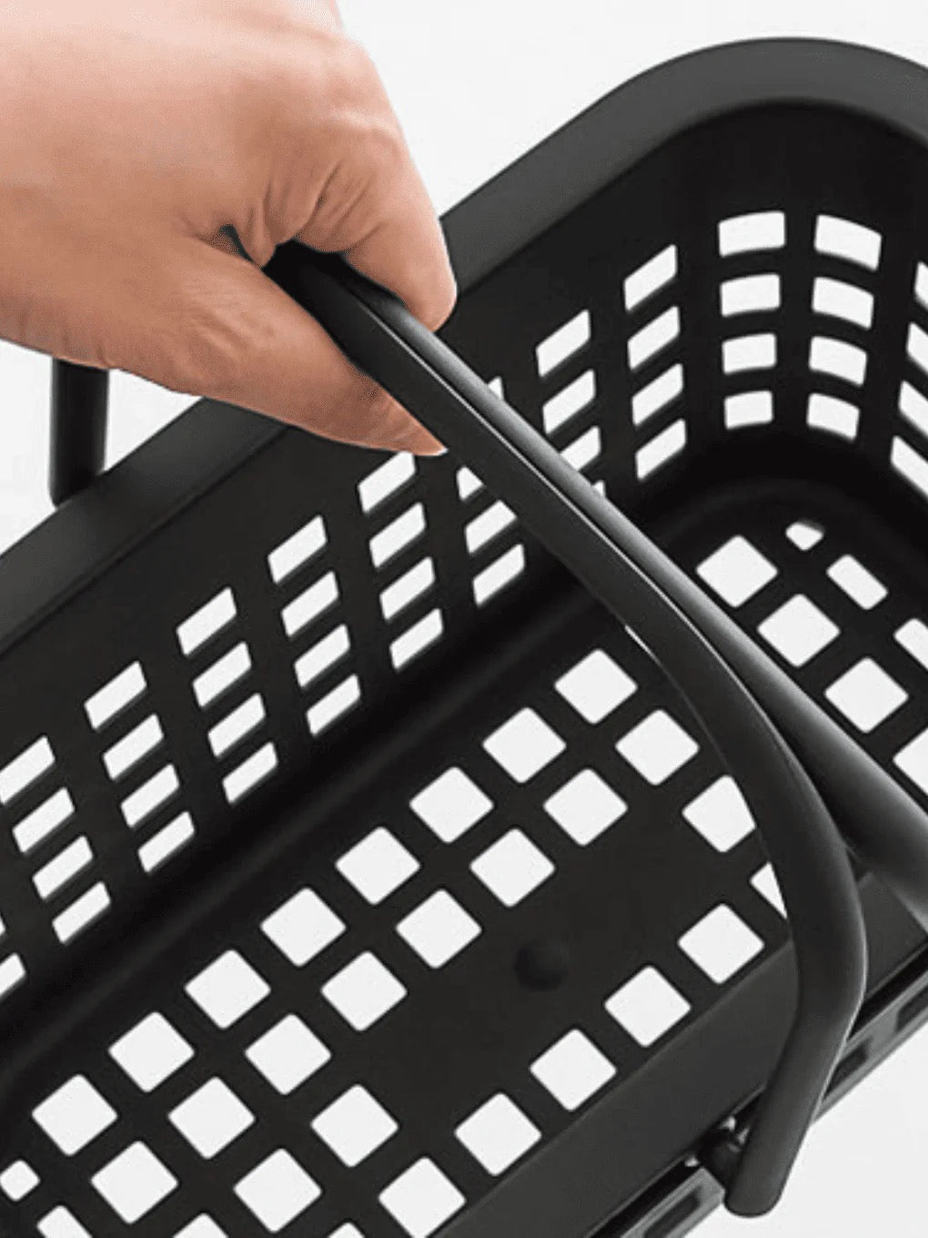 Cestino Basket and Lid - Black