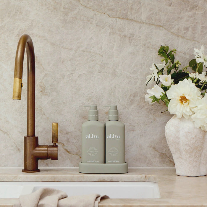 Alive Body Compact Bathroom Duo - Ivory Bloom