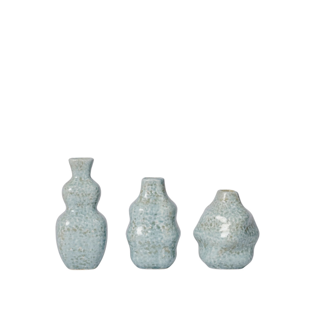 BROSTE Vase Cornelia - Glossy Light Blue