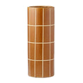 Boyd Ceramic Tile Vase - Tan