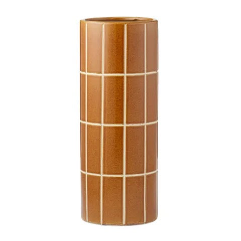 Boyd Ceramic Tile Vase - Tan