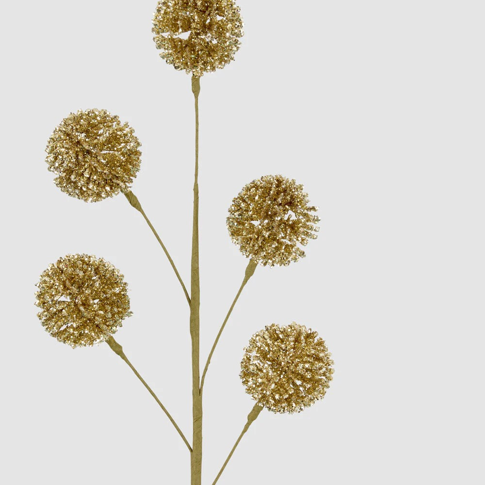 Glitter Pompom Spray 60cm