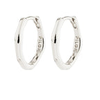 Nova Hoop Earring - silver plated