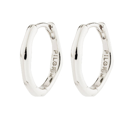 Nova Hoop Earring - silver plated