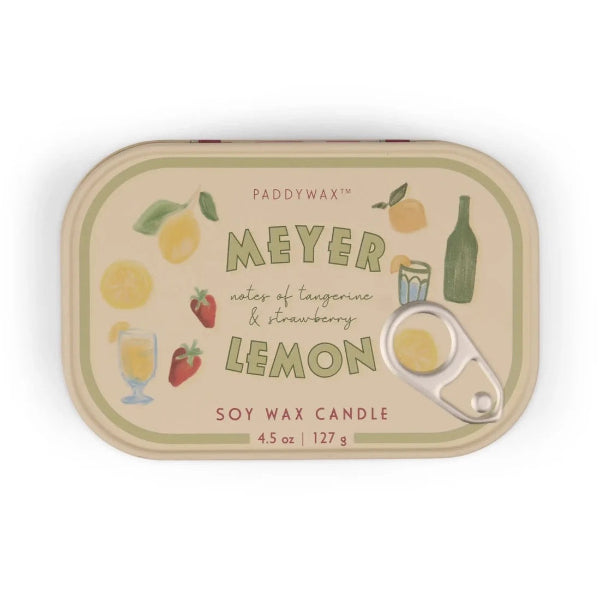 Paddywax Bistro Tin Candle 127g/4.50z