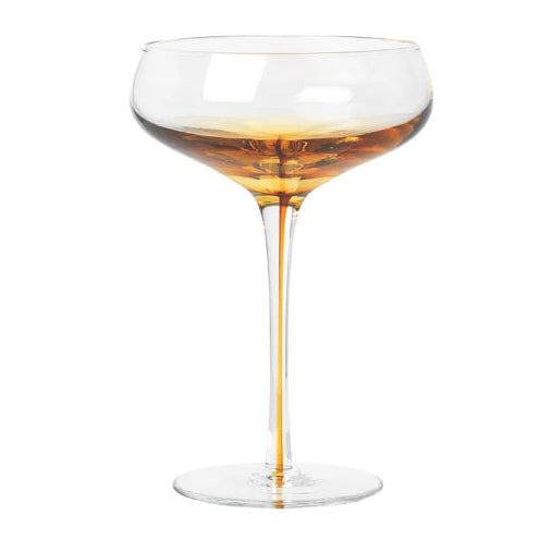 Broste Amber Cocktail Glasses Set/4