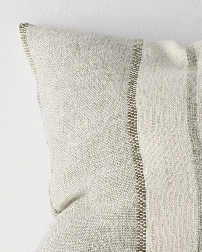 Ottavio Linen Cotton Blend Cushion - Feather Inner