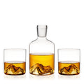 Mountain Decanter and Tumbler Set