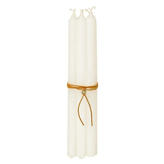 Broste Candle S/8 Ivory D12mm