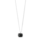 Now Necklace Silver plated/Black