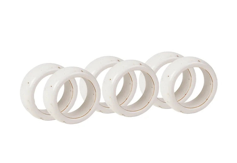 BROSTE Napkin Ring Vanilla set 6