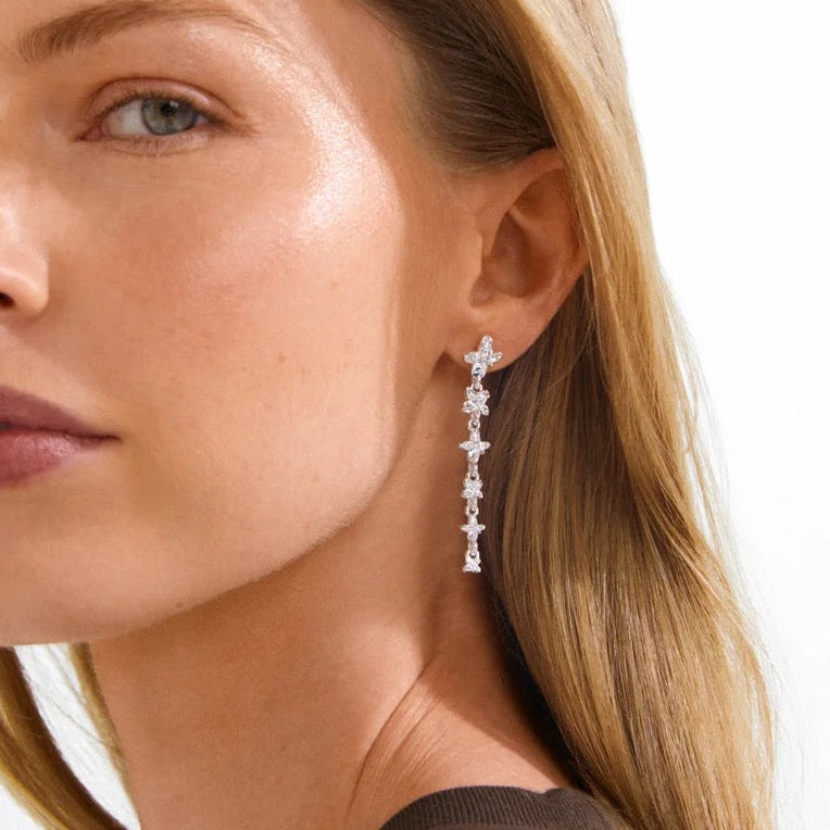 Trace Earrings Silver-plated