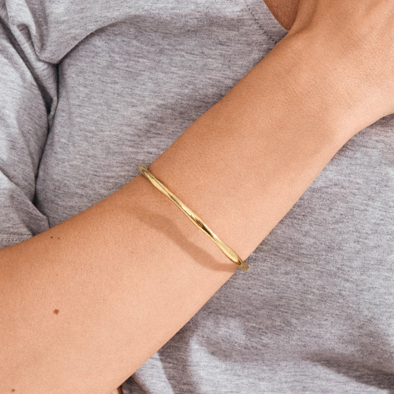 Haze Bangle - Gold Plated