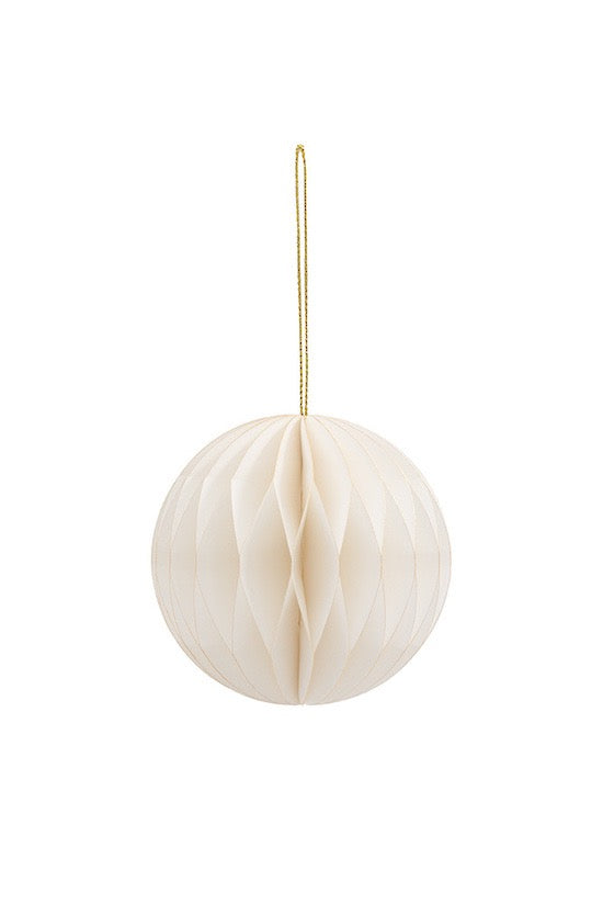 Papier Gilded Ball Hanging Deco 8cm