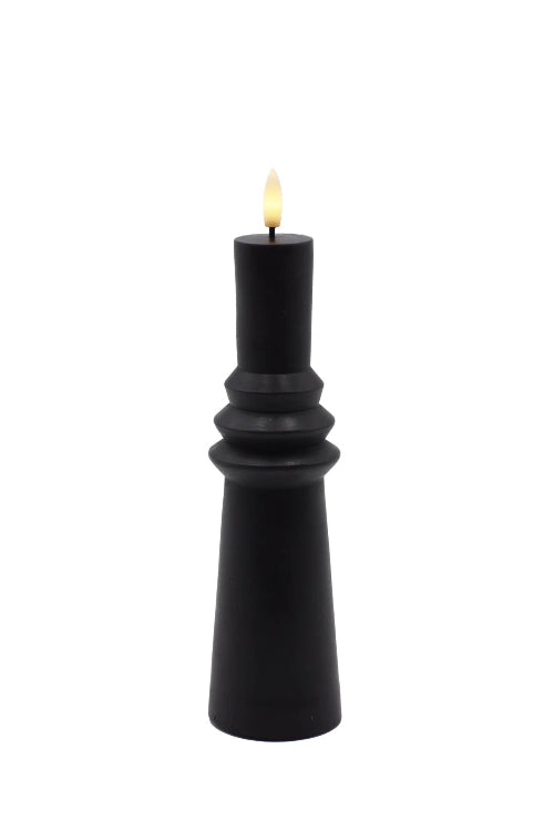 Sirius Nordic Sculpture - Sille Candle - Stone Black