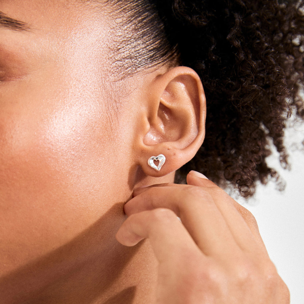 Iris Earrings - Silver Plated
