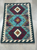 Vintage Handwoven Rug - 85 x 59cm (1239)