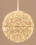 Stellar Haus Twinkling Champagne Wire Ball - 3 Sizes