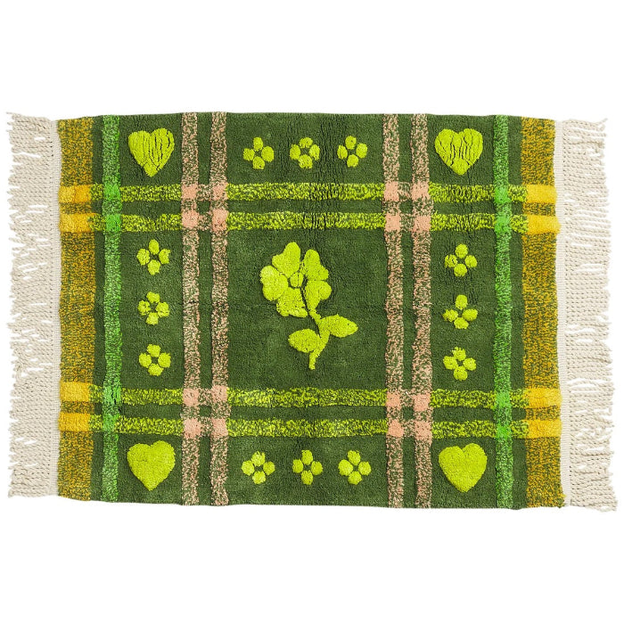 Sage and Clare - Josephine Bath Mat - Hunter Green
