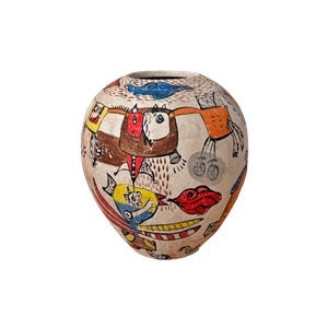 Hand-painted Pots- 2 sizes