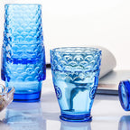 Fish Stackable Tumblers - 4pc Set - 3 Colours