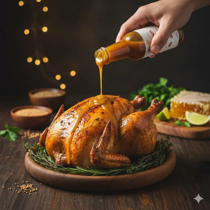The Flavoursmith - Golden Heat Hot Honey Mustard 200g