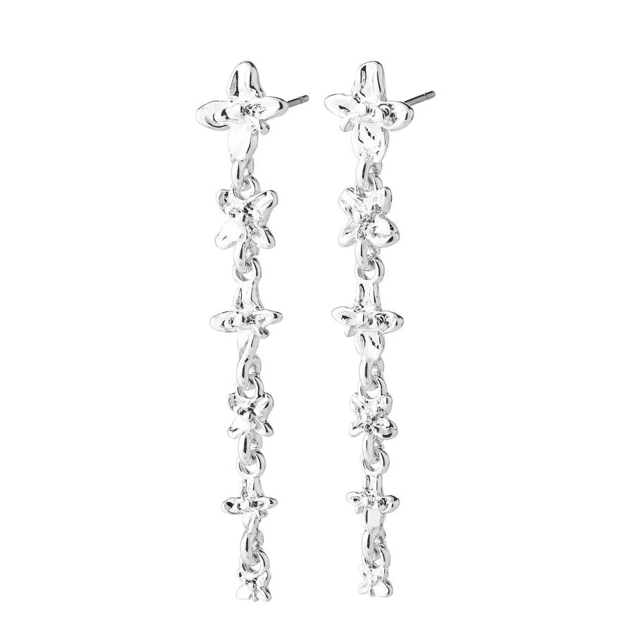Trace Earrings Silver-plated