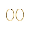 April Recycled Small Hoop Earrings - Gold Plated