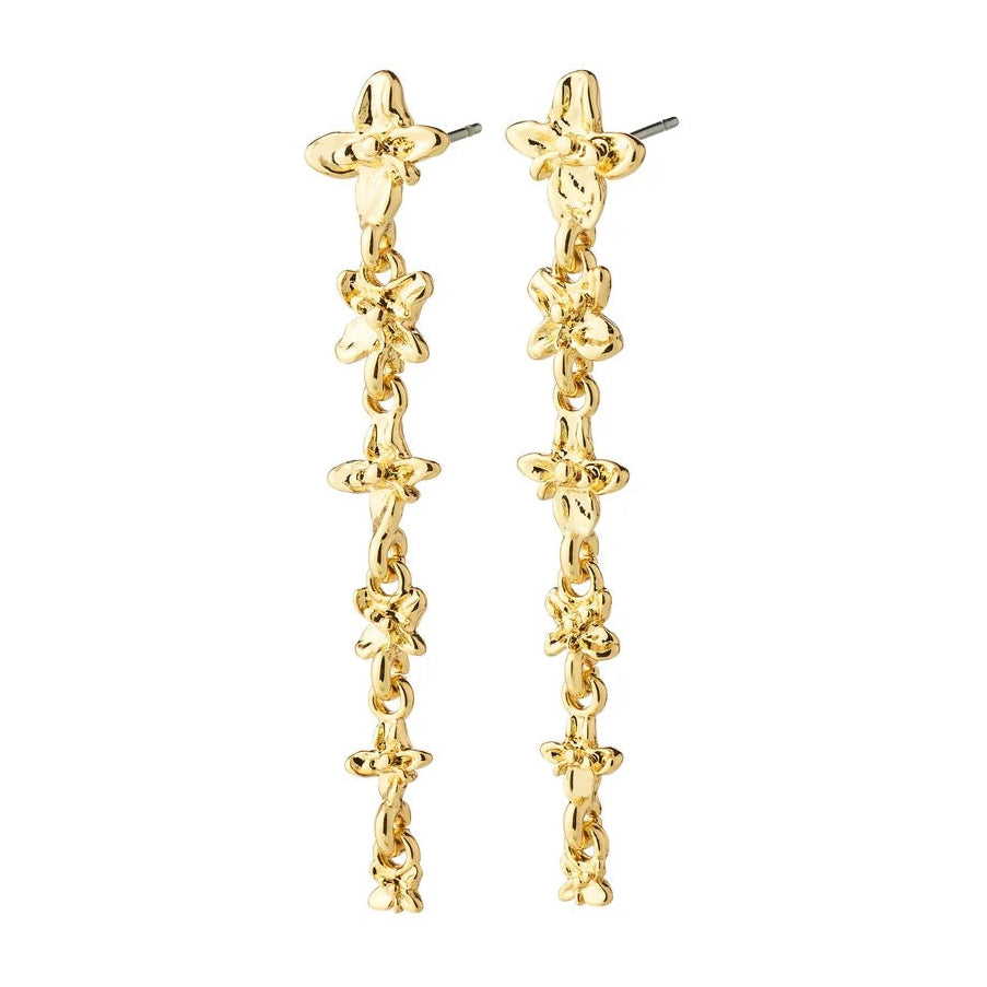 Trace Earrings Gold-Plated
