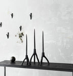 Muubs Aion Candleholder - Black -3 Sizes
