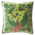 Sage and Clare - Marnie Velvet Cushion - Hunter Green