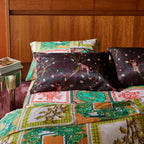 Sage and Clare Andrea Linen-Silk PillowCase - Rosewood