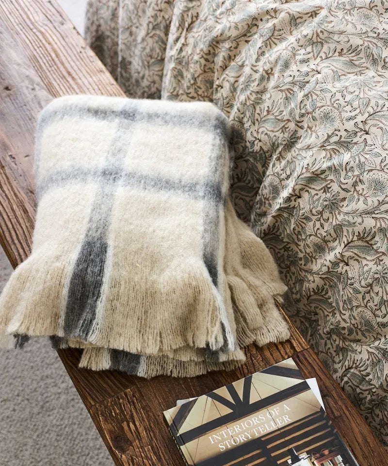 Juniper Check Throw