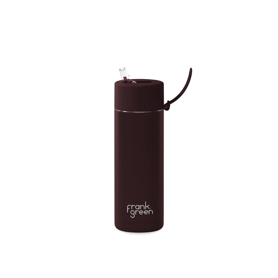 Frank Green Ceramic Reusable Bottle 20oz STRAW LID