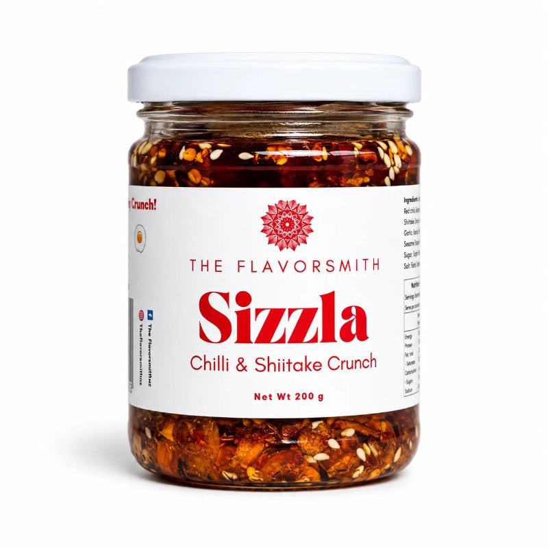 The Flavoursmith - Sizzla - Chilli & Shiitake Crunch - 200g