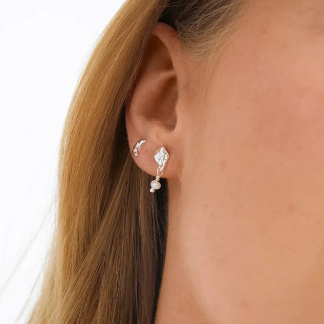 Oryth Earrings 2 in 1 Set Silver-plated
