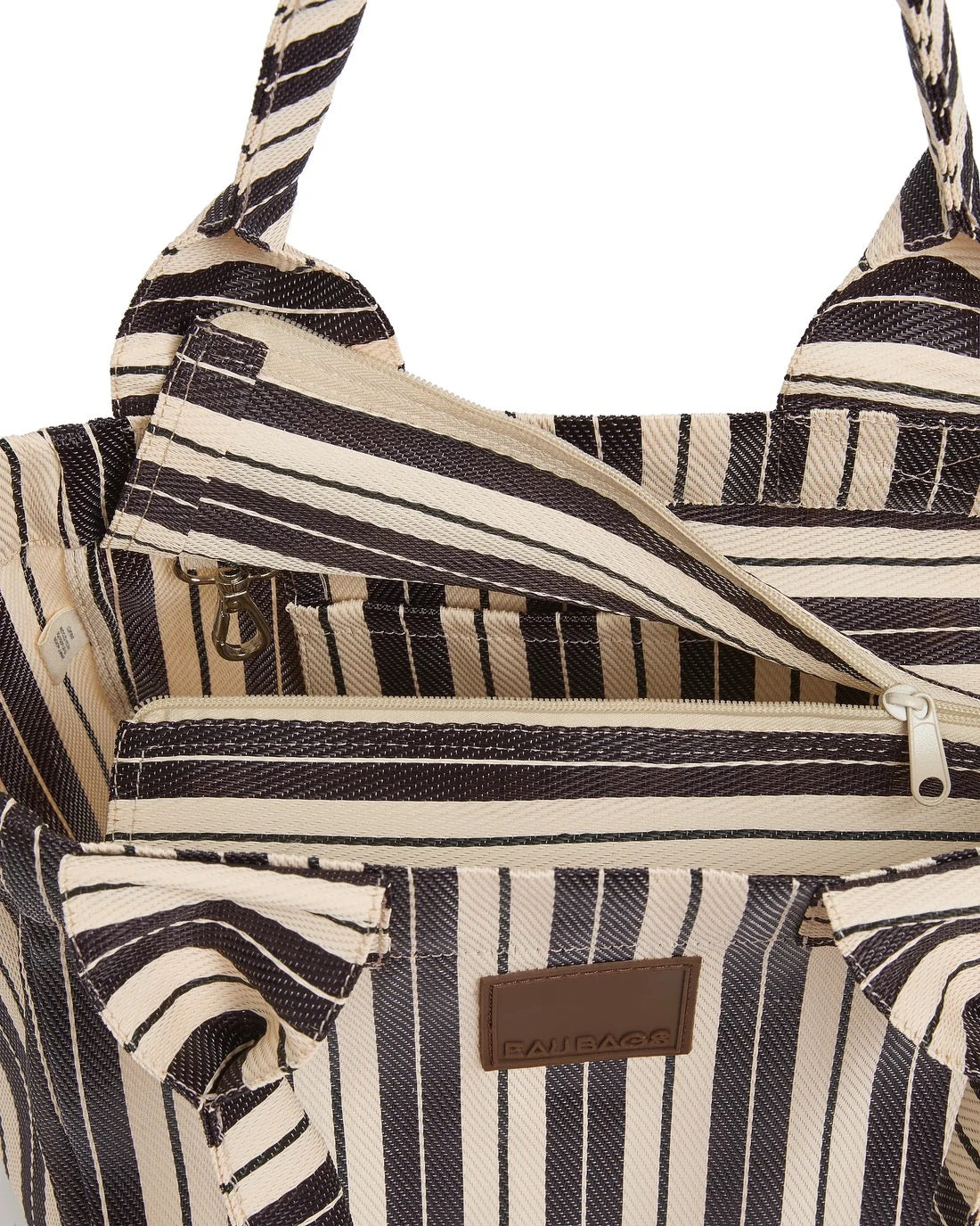 Eau Bags - Striped Recycled Nylon Bag - Tote Handbag