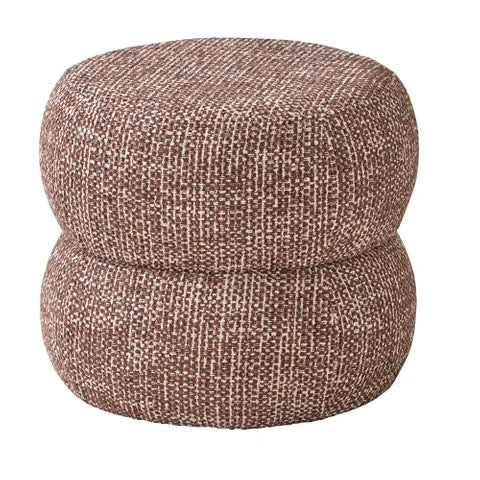 Phoenix Ottoman Chocolate/White - Arriving early Aug