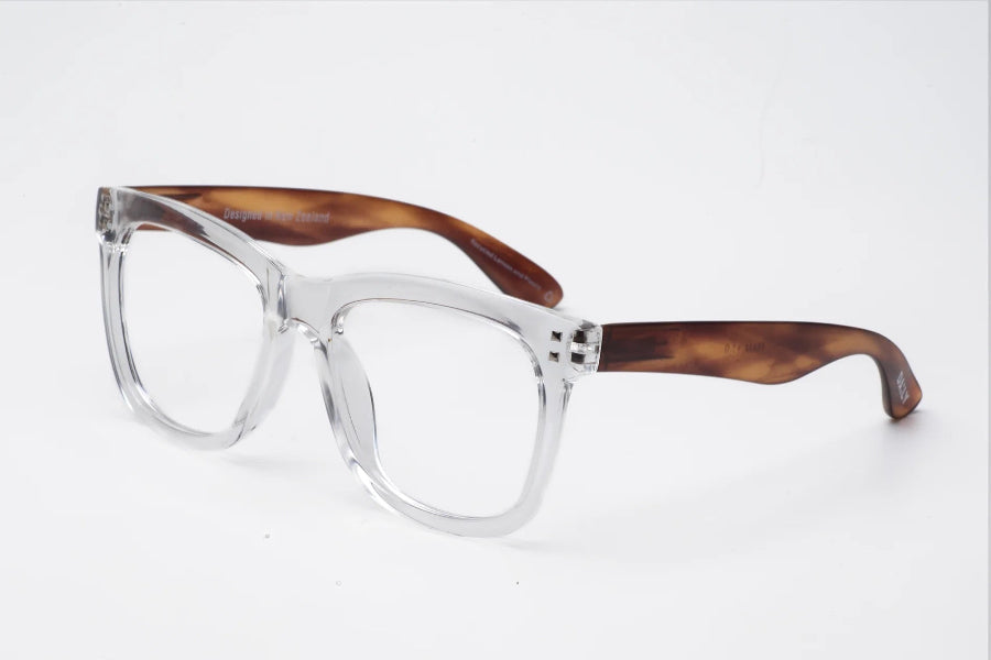 Daily Eyewear 11am Crystal w Brown