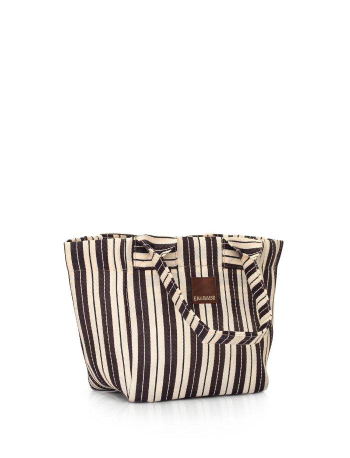 Eau Bags - Striped Recycled Nylon Bag - Tote Handbag